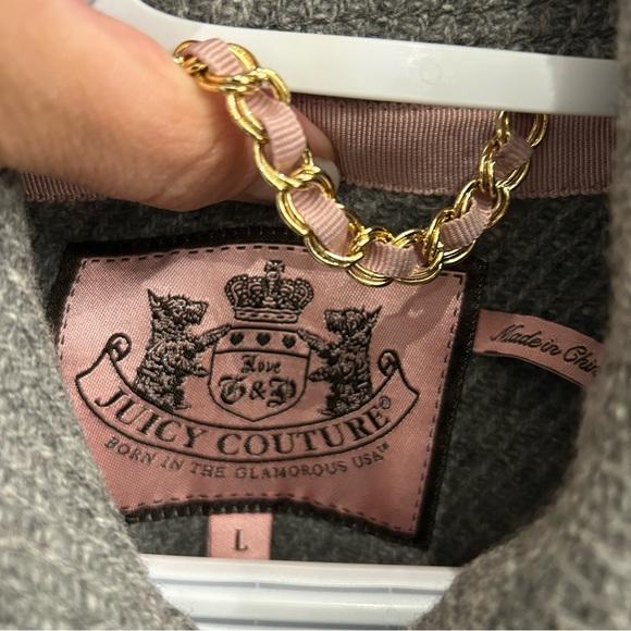 Vintage Juicy couture coat wool grey - Picture 7 of 7